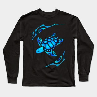 HONU (blue lagoon) Long Sleeve T-Shirt